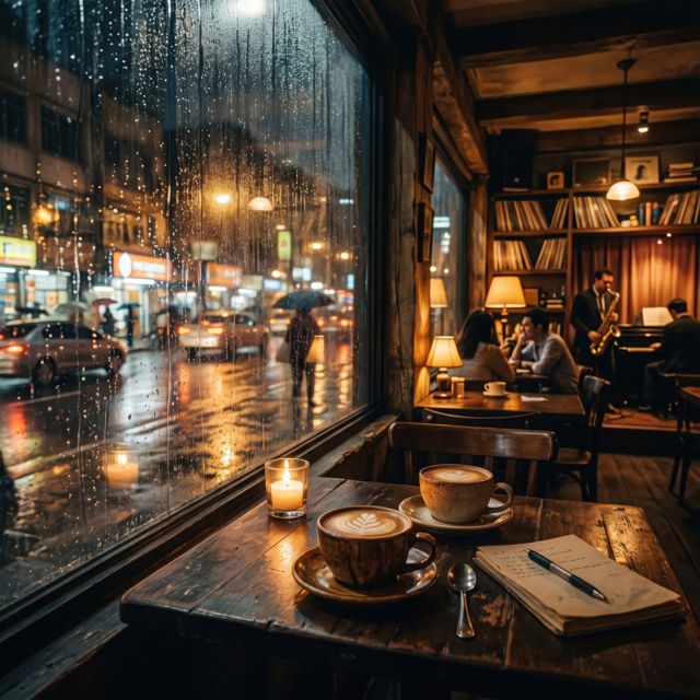 Sunset Espresso Jazz - 'Soft Echoes of Kyoto Nights' [Ringtone]