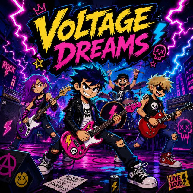 Los Rockeros Animados - 'Voltage Dreams' [Ringtone]