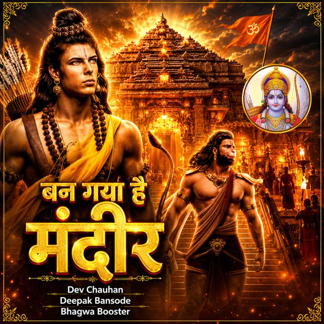 Dev Chauhan - 'Bangaya Hai Mandir (feat. Deepak Bansode & Bhagwa Booster)' [Ringtone]