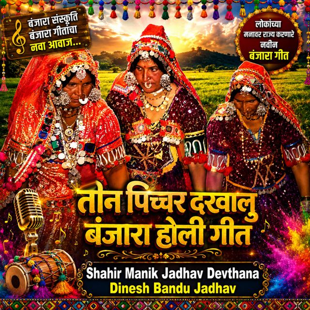 Dinesh Bandu Jadhav - 'Ton Picture Dakhalu Banjara Holi Geet (Live) (feat. Shahir Khema Maharaj Januna)' [Ringtone]