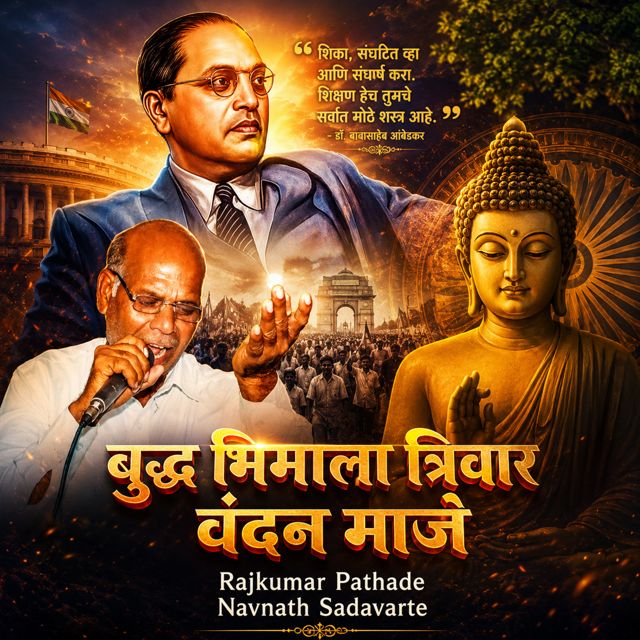 Rajkumar Pathade - 'Budha bhimala Triwar Vandan majhe (feat. Navnath Sadavarte)' [Ringtone]