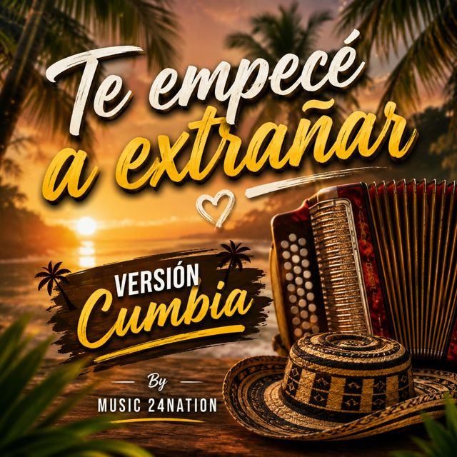Music 24Nation - 'Te empecé a extrañar (Cumbia)' [Ringtone]