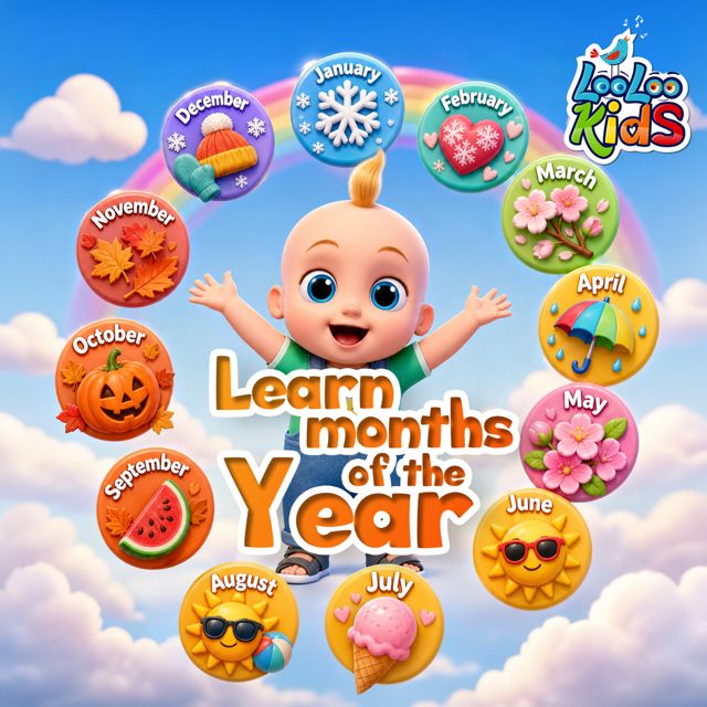 LooLoo Kids - 'Learn Months of the Year Song' [Ringtone]