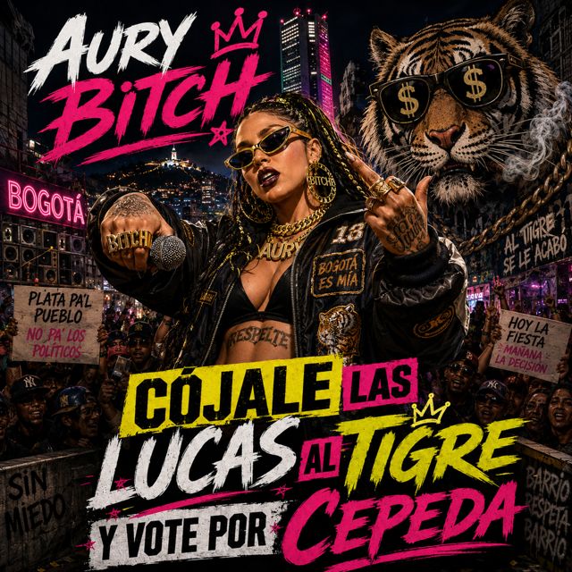 Aury Bitch - 'Cójale las lucas al Tigre y vote por Cepeda' [Ringtone]