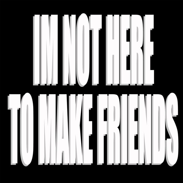 Dj Diamond Cuttz - 'I'm Not Here To Make Friends' [Ringtone]
