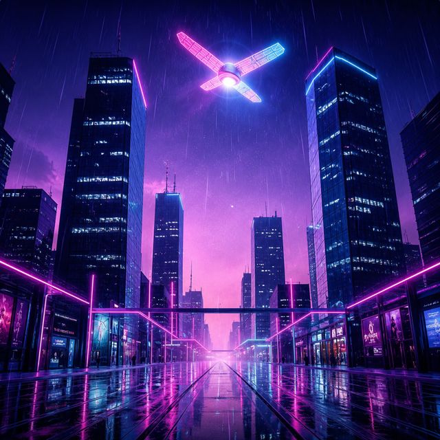 Alex Frank - 'Neon Rain Satellite' [Ringtone]