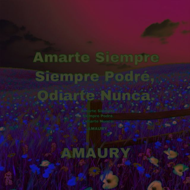 Amaury González Reyes - 'Amarte Siempre Podré, Odiarte Nunca' [Ringtone]