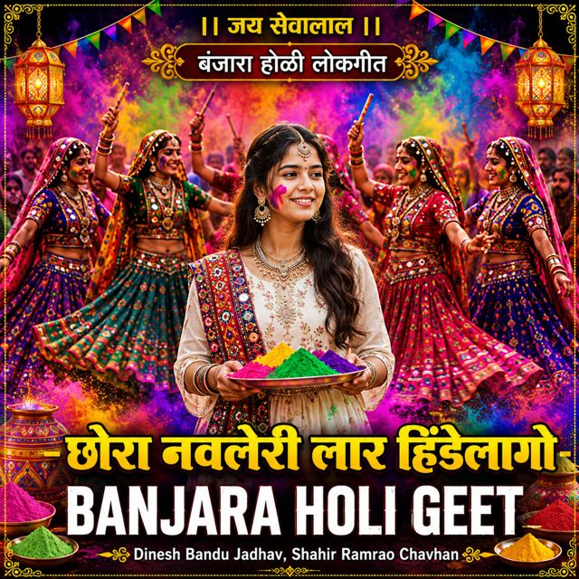 Dinesh Bandu Jadhav - 'Chhora Navleri Lar Hindelago Banjara Holi Geet (Live) (feat. Shahir Ramrao Chavhan)' [Ringtone]
