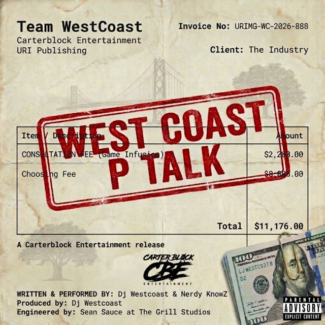 Dj Westcoast - 'West Coast P Talk (feat. Nerdy KnowZ)' [Ringtone]