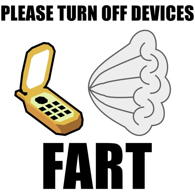 Fart Phone Not Smart Phone - 'Please Turn Off Devices Fart' [Ringtone]