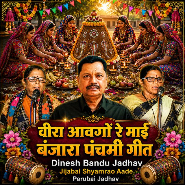 Dinesh Bandu Jadhav - 'Veera Aayo re Mai BANJARA PANCHMI GEET (Live) (feat. Jijabai Shyamrao Aade & Parubai Jadhav)' [Ringtone]