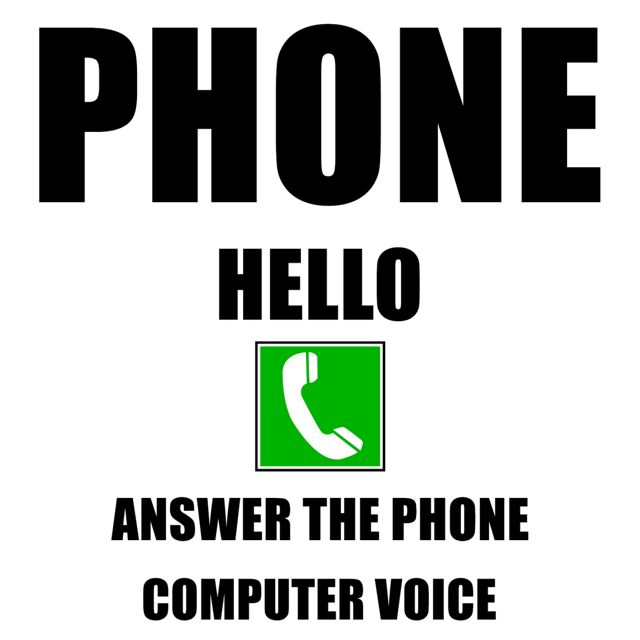 Text - 'Phone, Hello Answer The Phone Computer Voice (feat. Phone)' [Ringtone]