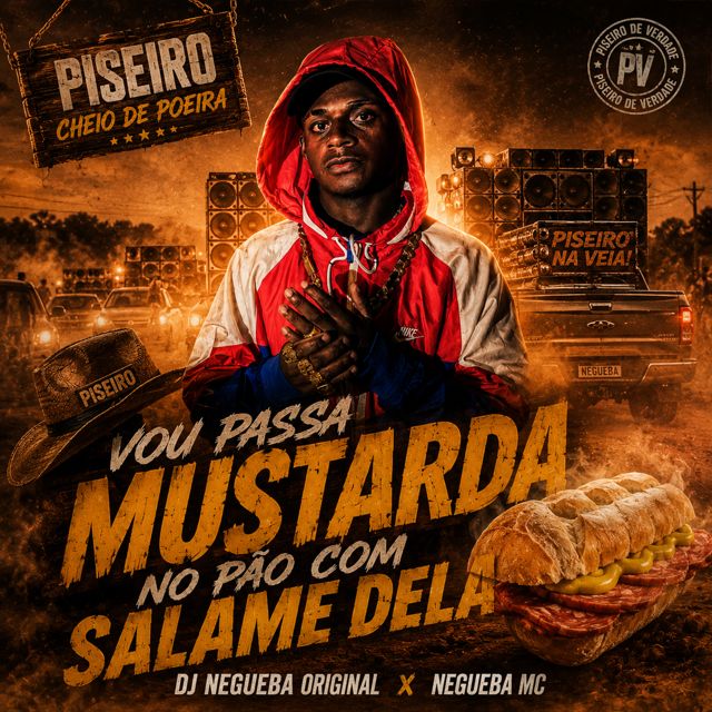 NEGUEBA MC - 'VOU PASSA MUSTARDA NO PAO COM SALAME DELA PISEIRO (feat. DJ NEGUEBA ORIGINAL & NG HITS)' [Ringtone]