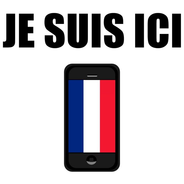French Texte - 'Je Suis Ici' [Ringtone]