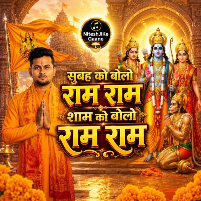 NiteshJiKeGaane - 'Subah Ko Bolo Ram RAM Sham Ko Bolo Ram RAM (feat. Nitesh Thakur)' [Ringtone]