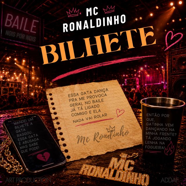 Mc Ronladinho - 'BILHETE' [Ringtone]