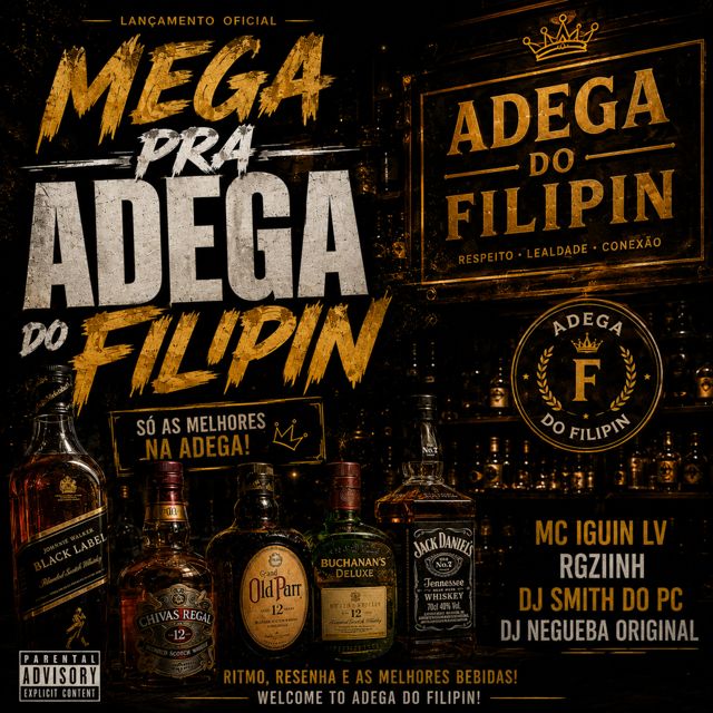 MC IGUIN LV - 'MEGA PRA ADEGA DO FILIPIN (feat. DJ SMITH DO PC & RGZIINH & DJ NEGUEBA ORIGINAL & NG HITS)' [Ringtone]