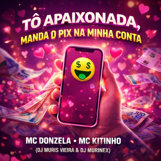 MC KITINHO - 'To Apaixonada, Manda o Pix na Minha Conta (feat. MC Donzela & DJ MURIS MARCONEX & DJ Isaac Vieira)' [Ringtone]