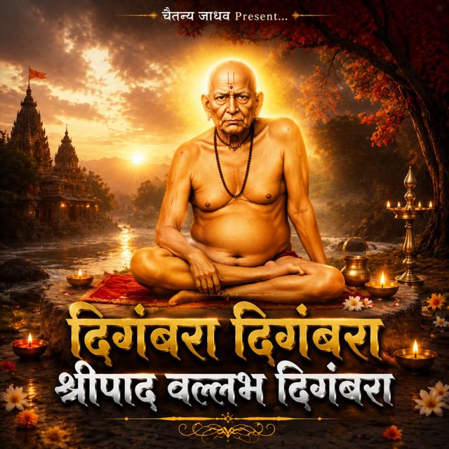 Chaitanya Jadhav - 'Digambara Digambara Shripad Vallabh Digambara' [Ringtone]