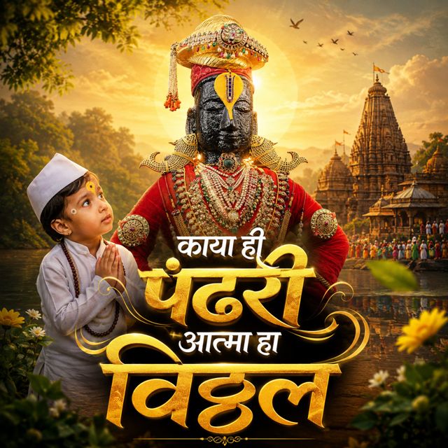 Chhota Warkari - 'Kaya Hi Pandhari Aatma Ha Vitthal (feat. Sagar Mahajan SM)' [Ringtone]