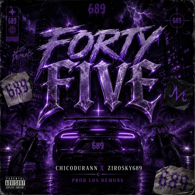 Chicodurann - 'FORTY FIVE (feat. Zirosky689)' [Ringtone]