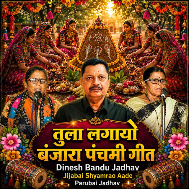 Dinesh Bandu Jadhav - 'Tula lagayo BANJARA PANCHMI GEET (Live) (feat. Jijabai Shyamrao Aade & Parubai Jadhav)' [Ringtone]