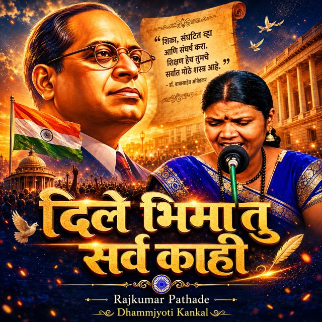 Rajkumar Pathade - 'Dile Bhima Tu Sarv Kahi (Live) (feat. Dhammjyoti Kankal)' [Ringtone]