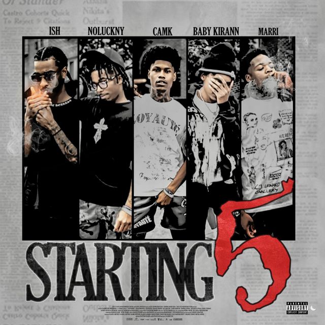 Noluckny - 'Starting 5 (feat. Baby Kiran, R2R Camk, R2R Marri, Ishimself)' [Ringtone]