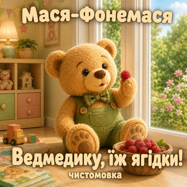 Мася-Фонемася - 'Ведмедику, їж ягідки!' [Ringtone]