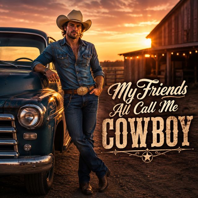 David Alan Johnson - 'My Friends All Call Me Cowboy (New Country Rock)' [Ringtone]