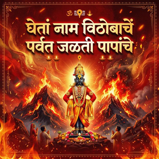 Sagar Mahajan SM - 'Gheta Nam Vithobache Parvat Jalti Papanche (feat. Ashok Koli)' [Ringtone]