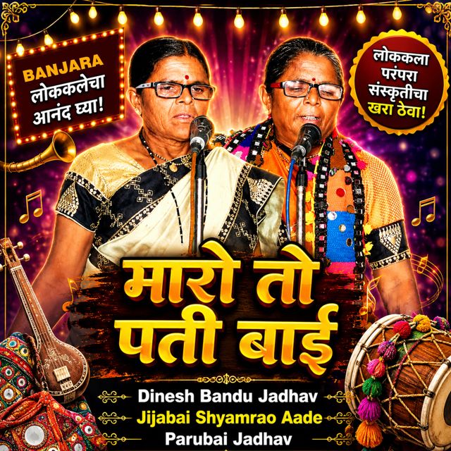 Dinesh Bandu Jadhav - 'Maro To Pati Bai Daru bhari Piv (Live) (feat. Jijabai Shyamrao Aade & Parubai Jadhav)' [Ringtone]