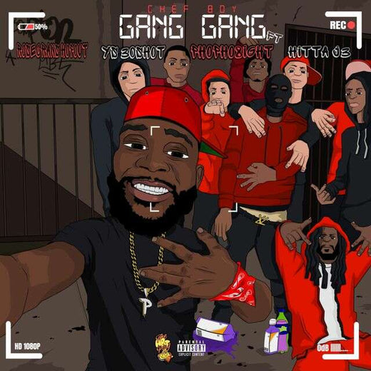 Chef Boy - 'Gang Gang (feat. Rosecrans HopOut, YS 30shot, PhoPho8ight & Hitta J3) (feat. Rosecrans Hopout, Ys 30Shot, Phopho8Ight, Hitta J3)' [Ringtone]