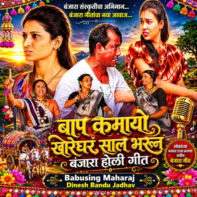 Dinesh Bandu Jadhav - 'Bap Kamayo Koreghar Sal Bharan Banjara Holi Geet (Live) (feat. Babusing Maharaj)' [Ringtone]
