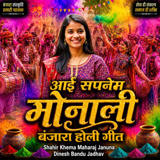 Dinesh Bandu Jadhav - 'Aie Sapanem Monali Banjara Holi Geet (Live) (feat. Shahir Khema Maharaj Januna)' [Ringtone]