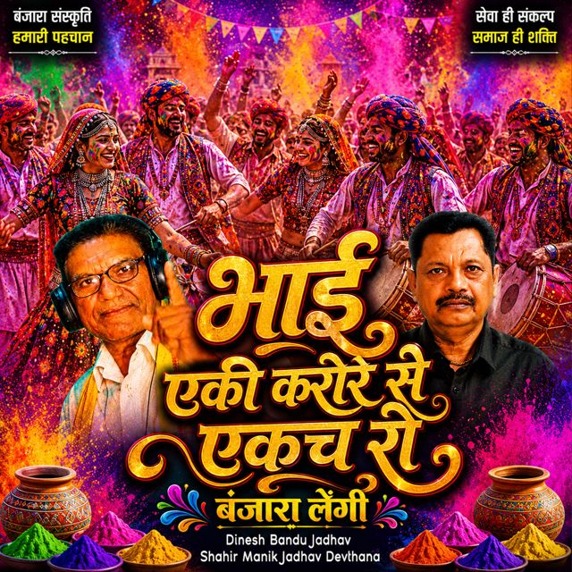 Dinesh Bandu Jadhav - 'Bhai Eki Karore Se Ekach Ro (Live) (feat. Shahir Manik Jadhav Devthana)' [Ringtone]