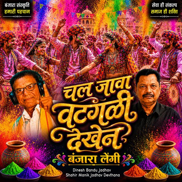 Dinesh Bandu Jadhav - 'Chaal Java Vatagali Deken Banjara Lengi (Live) (feat. Shahir Manik Jadhav Devthana)' [Ringtone]