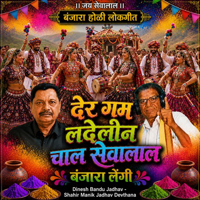 Dinesh Bandu Jadhav - 'Der Gaam Ladelin Chal Sevalal Banjara Lengi (Live) (feat. Shahir Manik Jadhav Devthana)' [Ringtone]