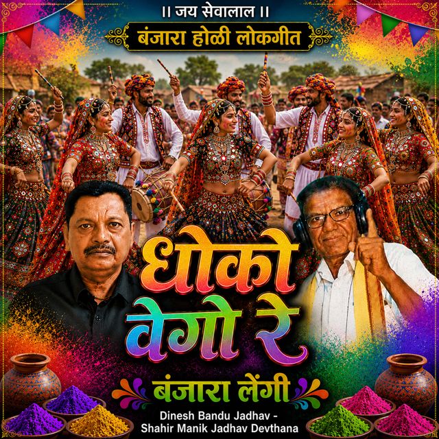 Dinesh Bandu Jadhav - 'Dhoko Vaigo Re Banjara Lengi (Live) (feat. Shahir Manik Jadhav Devthana)' [Ringtone]