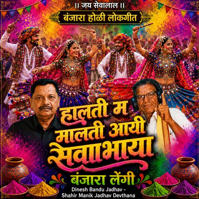 Dinesh Bandu Jadhav - 'Halati N Malati Aayi Sevabhaya Banjara Lengi (Live) (feat. Shahir Manik Jadhav Devthana)' [Ringtone]