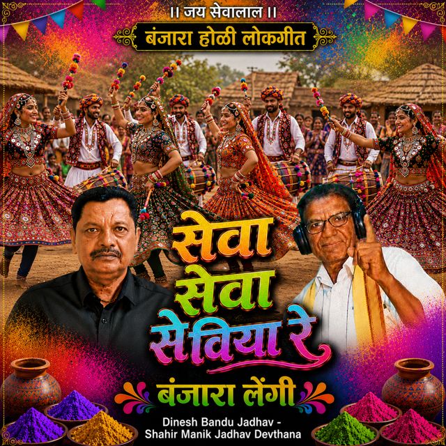 Dinesh Bandu Jadhav - 'Seva seva seviya re Banjra Lengi (Live) (feat. Shahir Manik Jadhav Devthana)' [Ringtone]