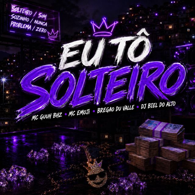 DJ BIEL DO ALTO - 'Eu To Solteiro (feat. Mc Guuh BHZ & MC EMOJI & Bregão du valle)' [Ringtone]