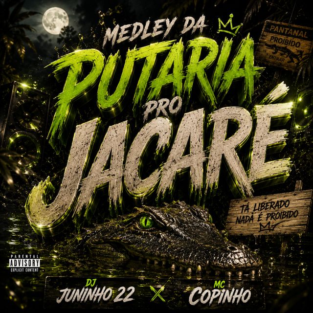 Dj Juninho 22 - 'Medley da putaria pro jacaré (feat. mc copinho)' [Ringtone]