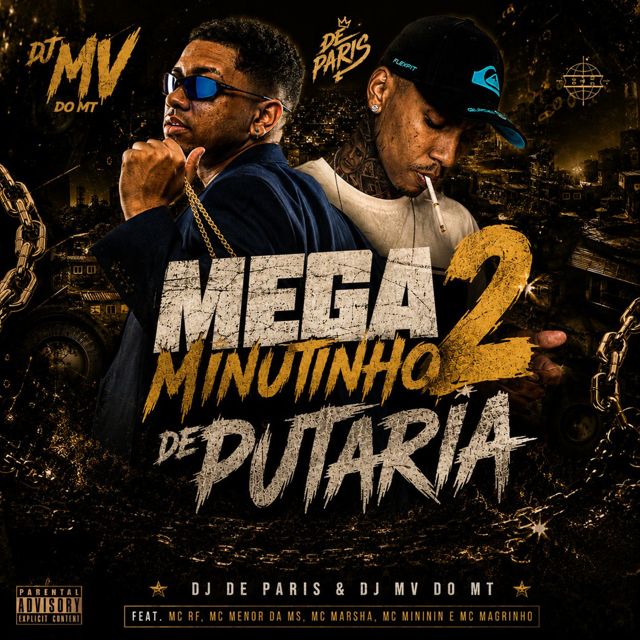 DJ MV DO MT - 'MEGA 2 MINUTINHOS DE PUTARIA (feat. Dj de Paris & Mc Rf & mc menor da ms & Mc Marsha & Mc Mininin & MC Magrinho)' [Ringtone]