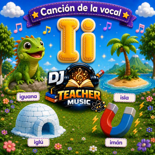 DJ Teacher Music - 'Canción de la vocal I' [Ringtone]