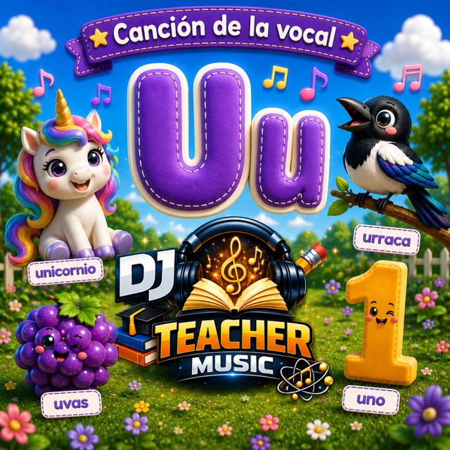 DJ Teacher Music - 'Canción de la vocal U' [Ringtone]