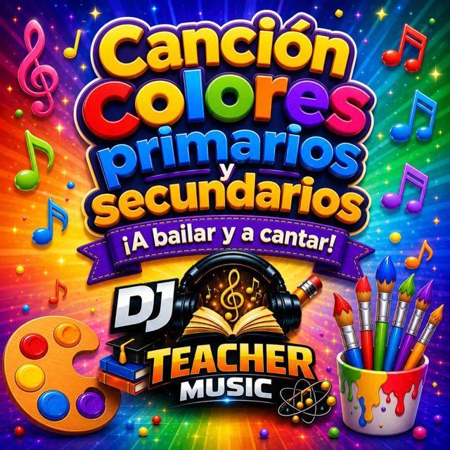 DJ Teacher Music - 'Colores primarios y secundarios ¡A bailar y a cantar!' [Ringtone]
