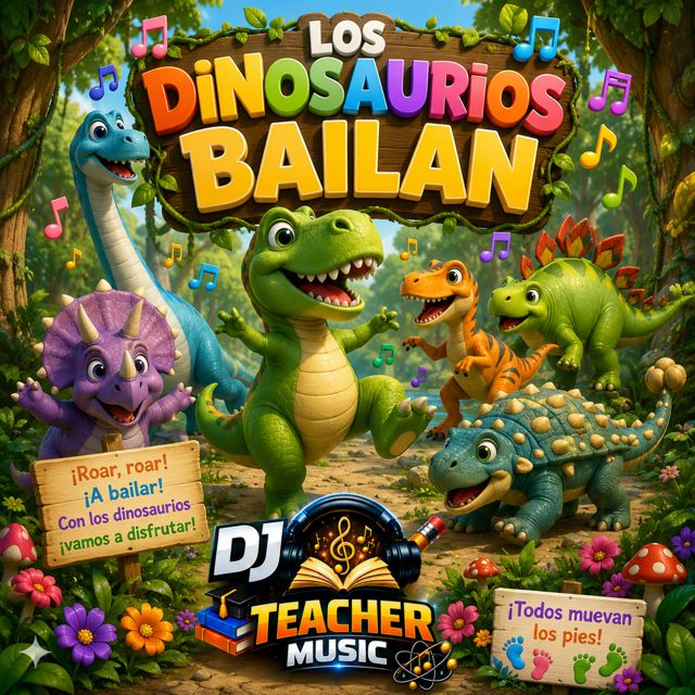 DJ Teacher Music - 'Los dinosaurios bailan' [Ringtone]
