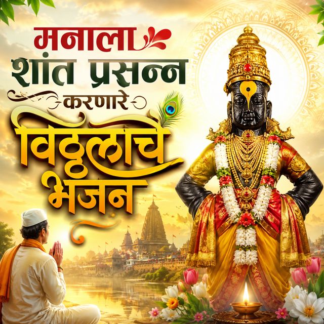 Dnyaneshwar Mali - 'Manala Shant Prasanna Karnare Vitthalache Bhajan (feat. Pooja Mali)' [Ringtone]