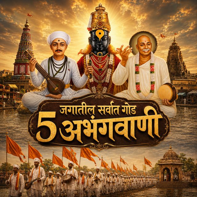 Sagar Mahajan SM - 'Jagatil Sarvat God 5 Abhangwani (feat. Ashok Koli & Nisha Mahajan)' [Ringtone]